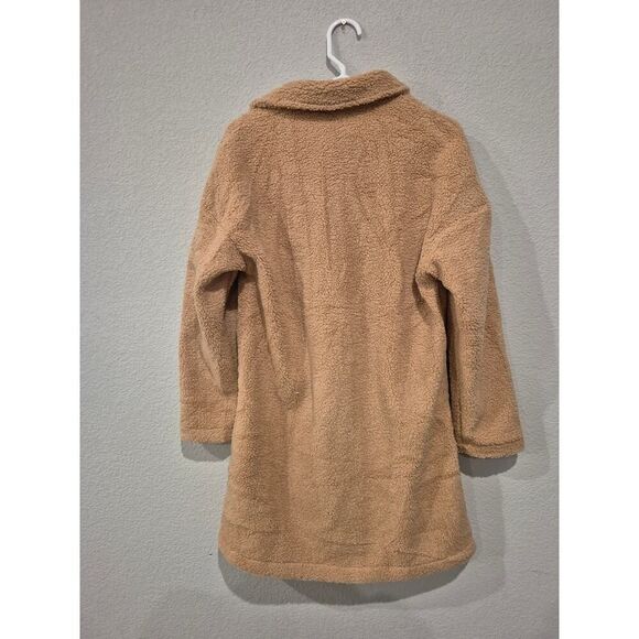 BTFBM Women’s Fuzzy Sherpa Trench Coat – Size Small – New With Tags‎ - Picture 2 of 7